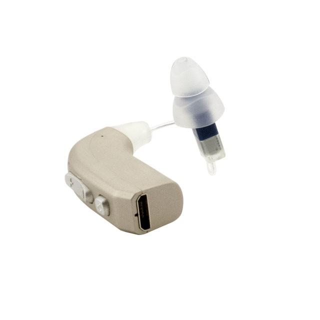 Standard power rechargeable programmable digital ric hearing amplifier with 6 channels 3