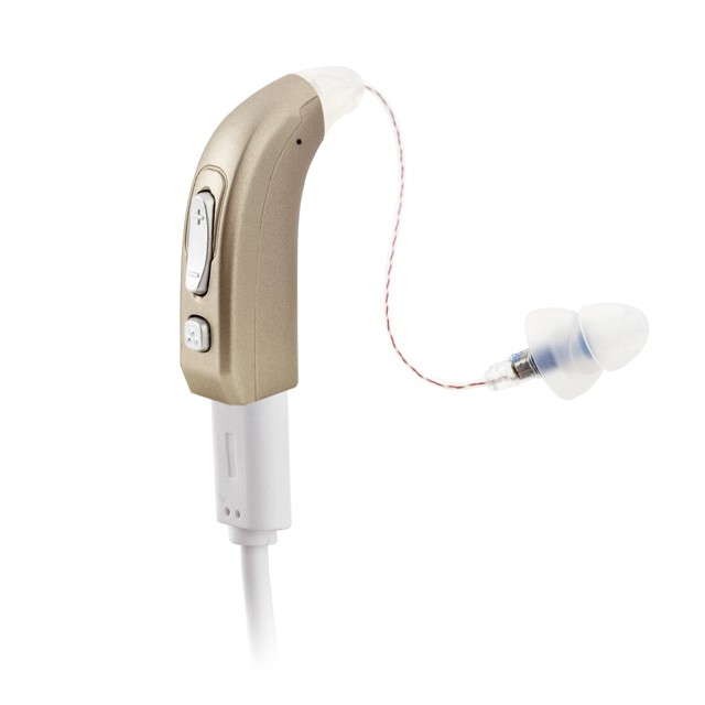 Standard power rechargeable programmable digital ric hearing amplifier with 6 channels 2