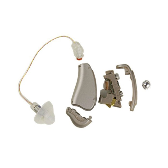 Silvery mini digital ric hearing aids with 8 channels 3