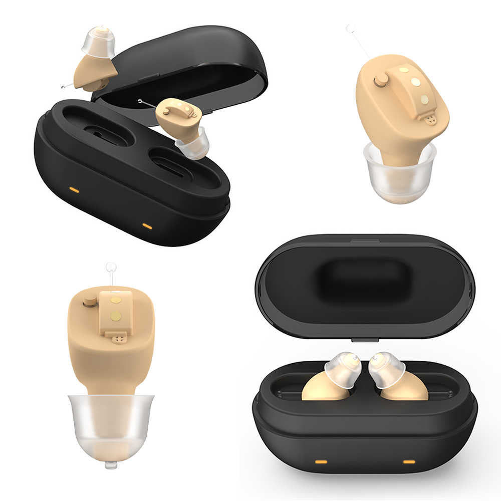 New Invisible Mini CIC Appareils auditifs Rechargeable Hearing Aid Good Price List Hearing Aids For Deafness 3